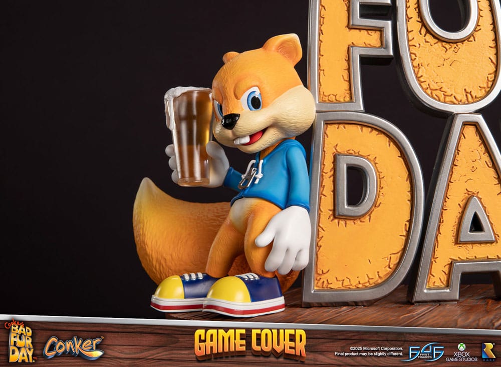 Conker´s Bad Fur Day Statue Game Cover Exclusive Edition 45 cm - Afbeelding 11