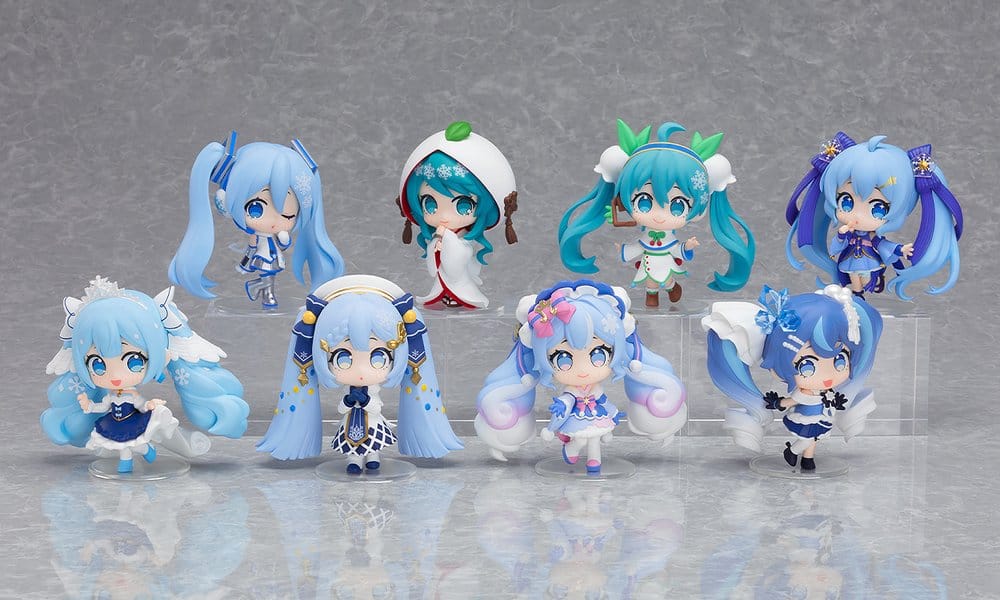 Character Vocal Series 01: Hatsune Miku Mini Figure Snow Miku All Stars Figure Collection Vol. 2 8 cm Blind Box Assortment (8) - Afbeelding 2