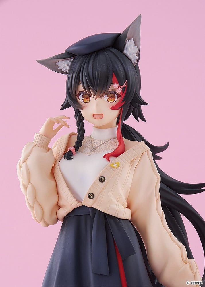 Hololive Production G.S. Collection PVC Figure 1/7 Ookami Mio Date Style - Street Outfit Ver. 24 cm - Afbeelding 10