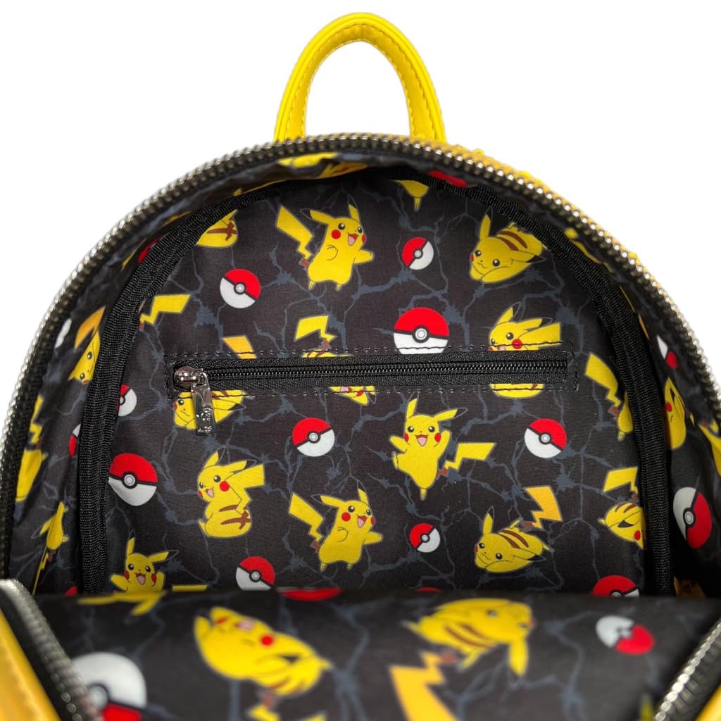 Pokémon Sequin Pikachu Cosplay Mini Backpack - Afbeelding 4