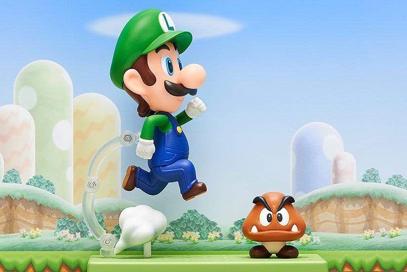 Super Mario Nendoroid Action Figure Luigi 10cm - Afbeelding 4