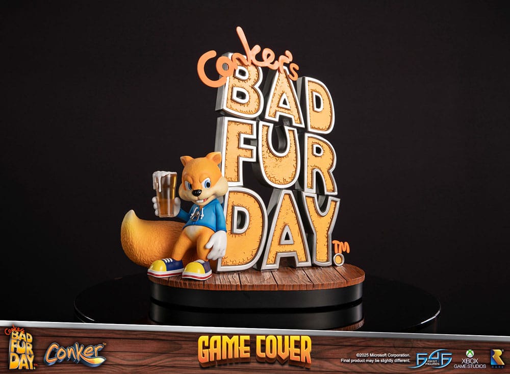 Conker´s Bad Fur Day Statue Game Cover Exclusive Edition 45 cm - Afbeelding 9