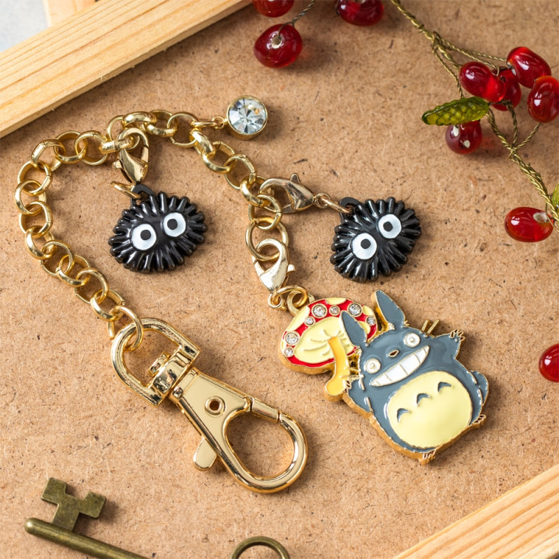 My Neighbor Totoro Charm Chain Big Totoro & Mushroom