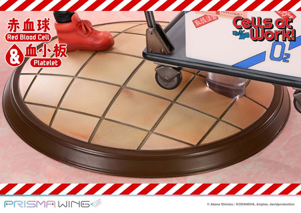 Cells at Work Prisma Wing PVC Statue Red Blood Cell & Platelet 26 cm - Afbeelding 20