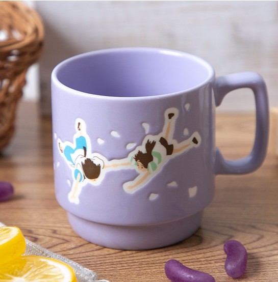 Spirited Away Coloful embossed mug Chihiro & Haku