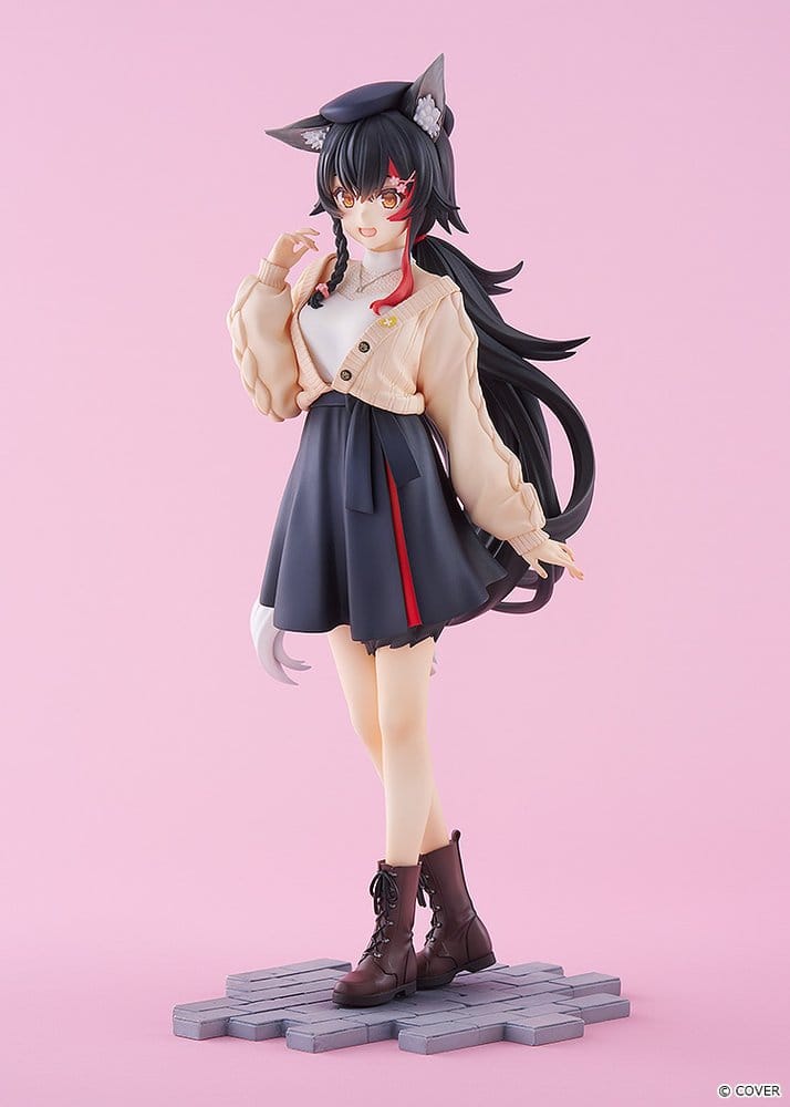 Hololive Production G.S. Collection PVC Figure 1/7 Ookami Mio Date Style - Street Outfit Ver. 24 cm - Afbeelding 9