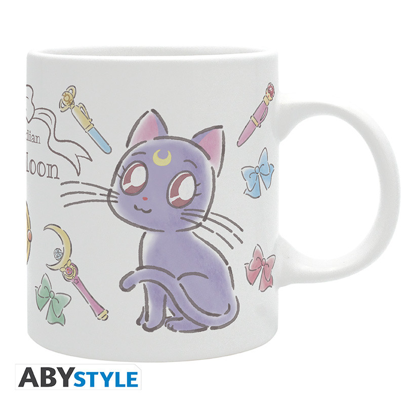 SAILOR MOON - Mug - 320 ml - Luna & Artemis Chibi