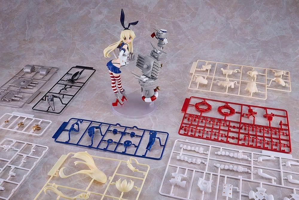 Kantai Collection -Kancolle- Plastic Model Kit Reincarnation Shimakaze 25 cm - Afbeelding 8