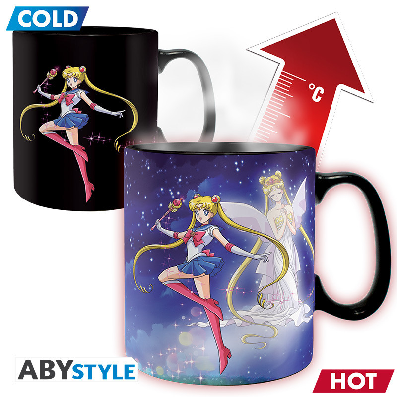 SAILOR MOON Mug Heat Change 460 ml Sailor&Chibi
