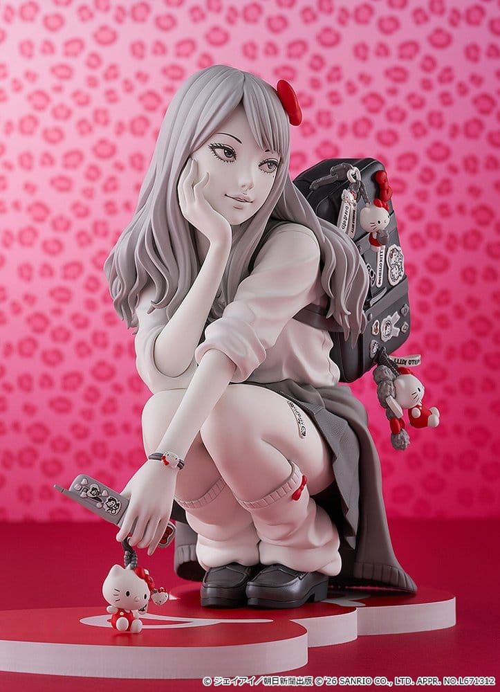 Junji Ito PVC Figure Gyaru Tomie x Hello Kitty 14 cm - Afbeelding 2