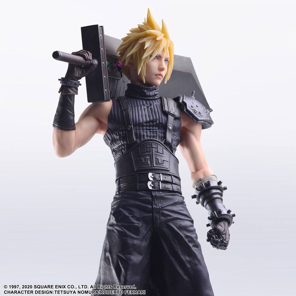 Final Fantasy VII Remake Static Arts Gallery Statue Cloud Strife 26 cm - Afbeelding 5