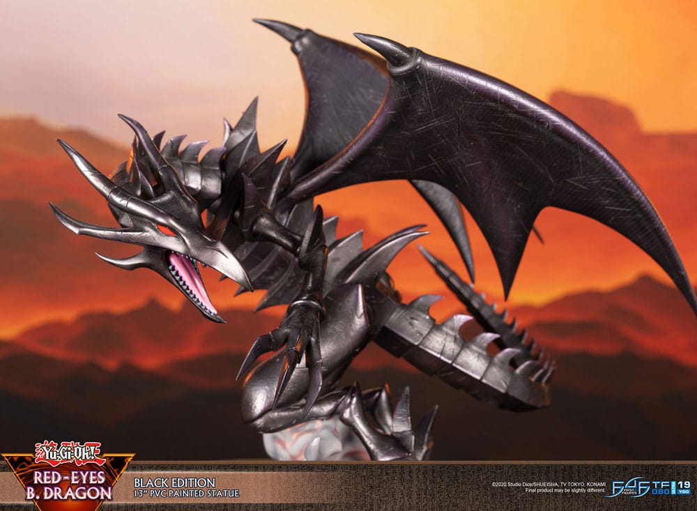 Yu-Gi-Oh! PVC Statue Red-Eyes B. Dragon Black Colour 33 cm - Afbeelding 23
