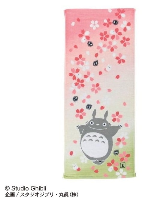 Studio Ghibli My Neighbor Totoro Imabari Towel Totoro Hanafubuki 34 x 80 cm