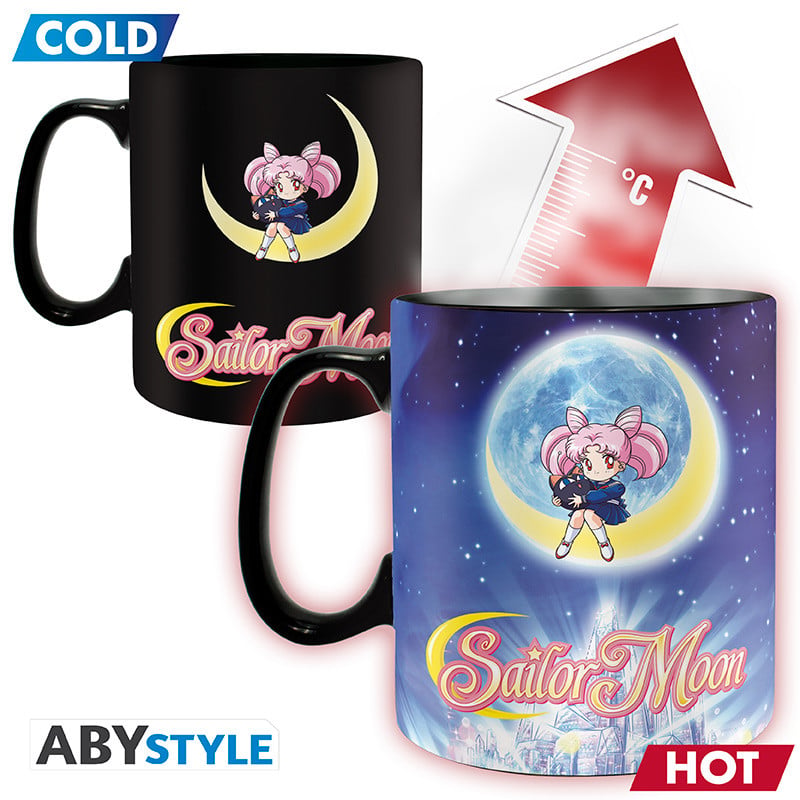SAILOR MOON Mug Heat Change 460 ml Sailor&Chibi - Afbeelding 2