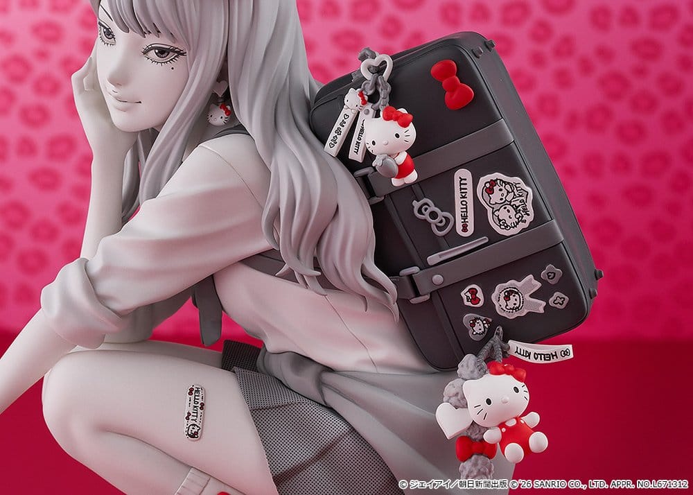 Junji Ito PVC Figure Gyaru Tomie x Hello Kitty 14 cm - Afbeelding 6