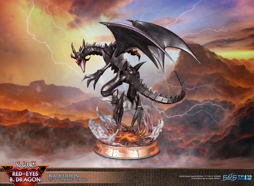 Yu-Gi-Oh! PVC Statue Red-Eyes B. Dragon Black Colour 33 cm - Afbeelding 13