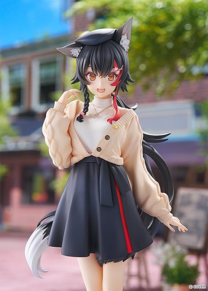 Hololive Production G.S. Collection PVC Figure 1/7 Ookami Mio Date Style - Street Outfit Ver. 24 cm - Afbeelding 2