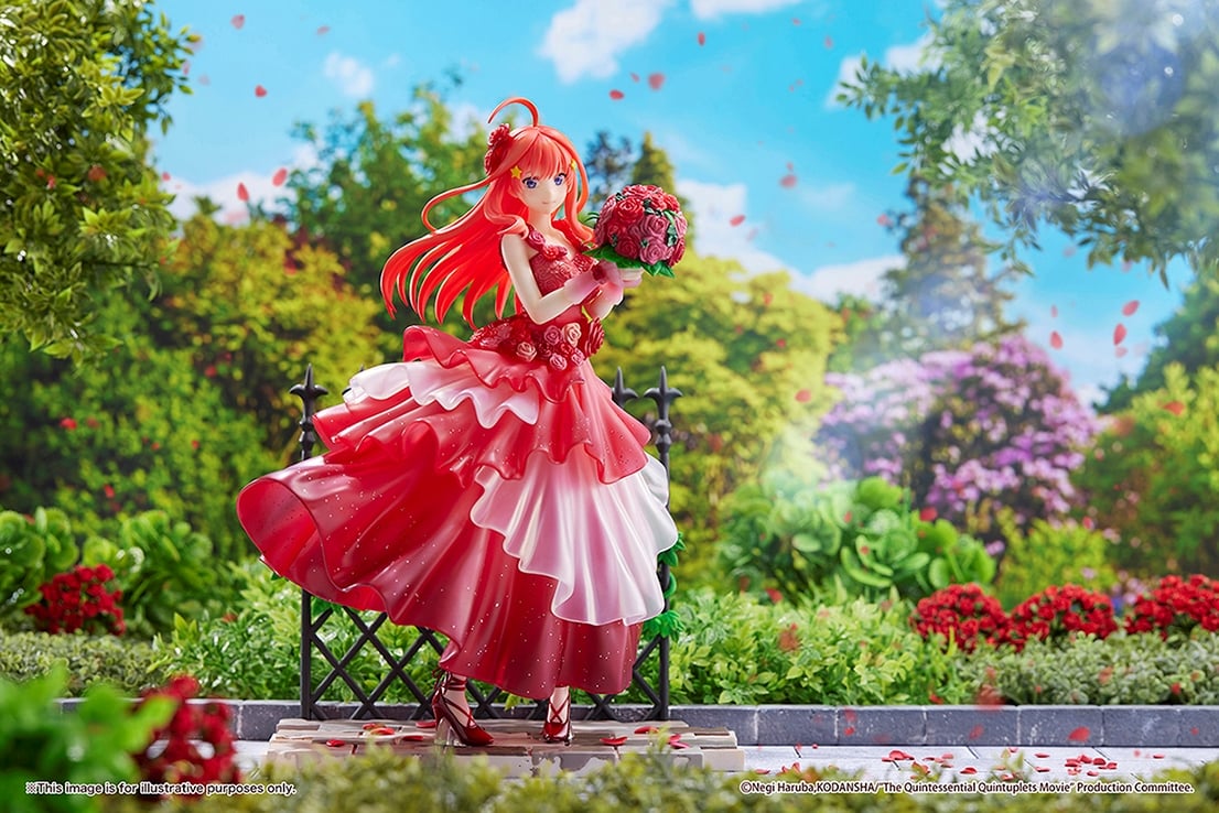 The Quintessential Quintuplets: The Movie PVC Statue 1/7 Itsuki Nakano Floral Dress Ver. 25 cm