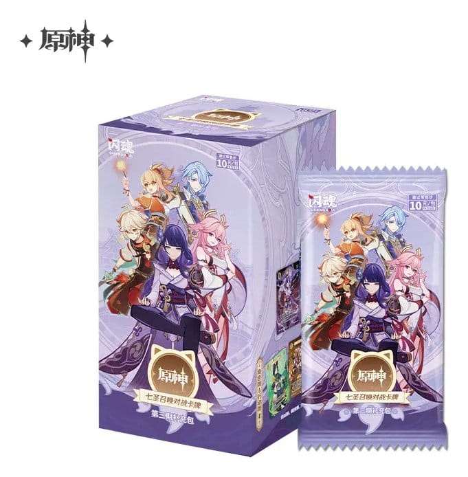 Genshin Impact Trading Card Game Series 3 Blind Box Display (18) *Chinese Version*
