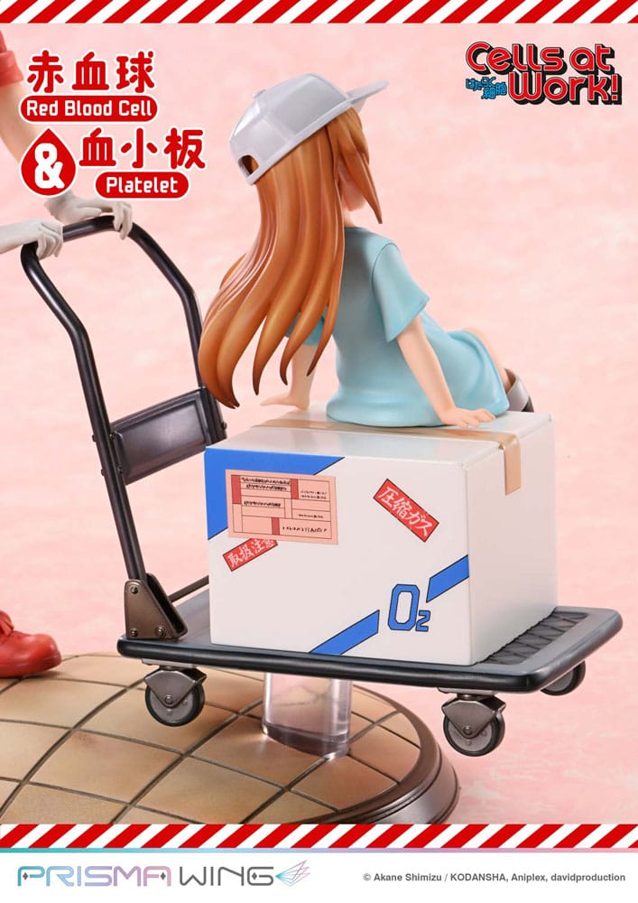 Cells at Work Prisma Wing PVC Statue Red Blood Cell & Platelet 26 cm - Afbeelding 14