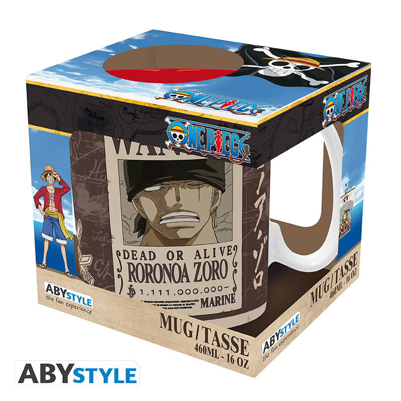 ONE PIECE Mug Big Size Zoro Wanted 460ml - Afbeelding 4