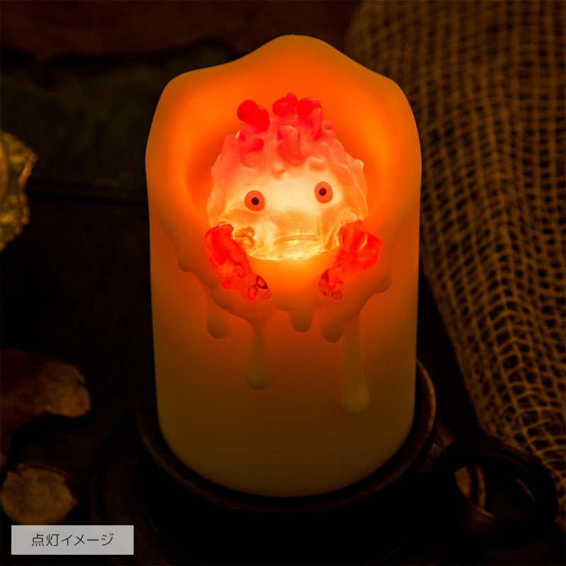 Howl's Moving Castle Light Illuminated Calcifer & candle 13 cm 12.5cm - Afbeelding 6