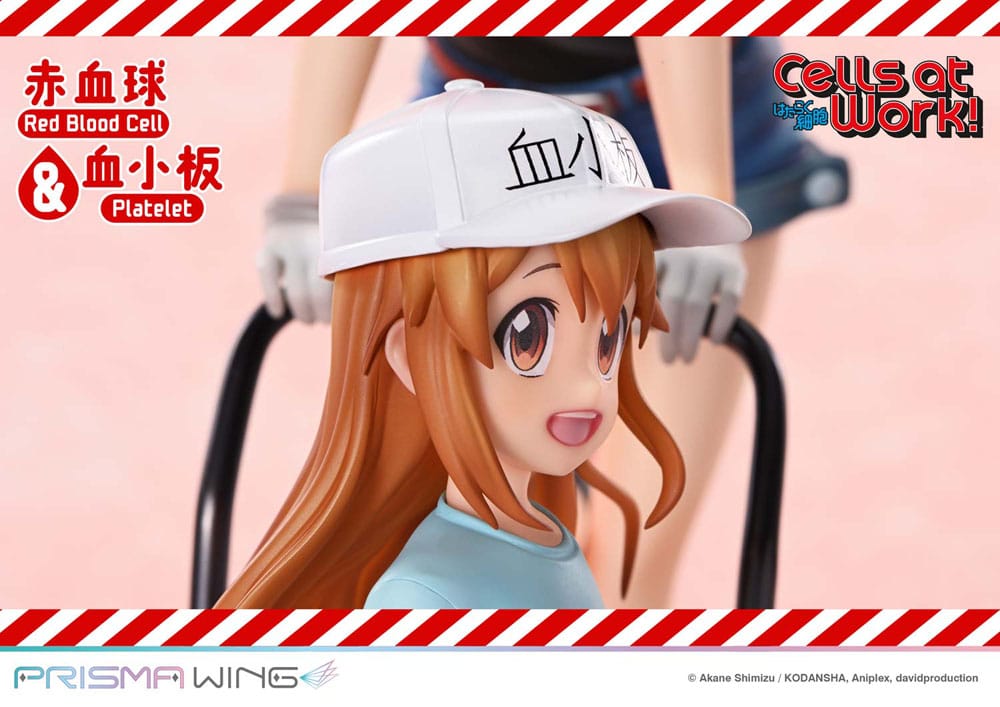 Cells at Work Prisma Wing PVC Statue Red Blood Cell & Platelet 26 cm - Afbeelding 13