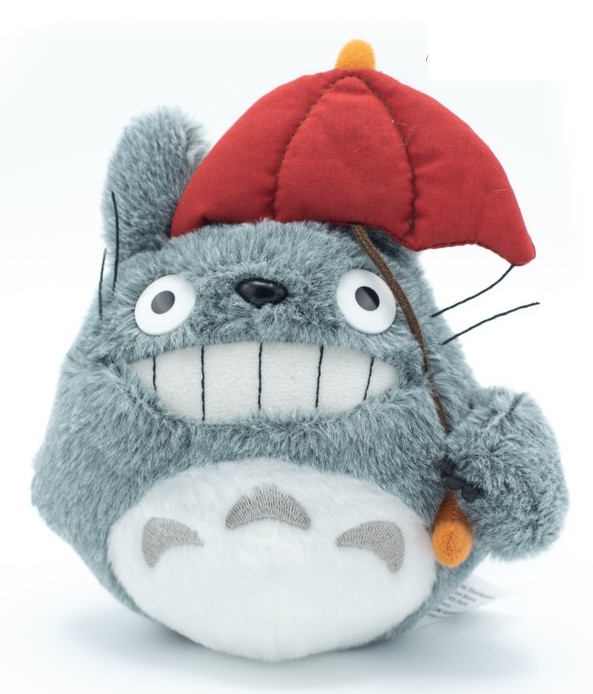 Studio Ghibli My Neighbor Totoro Plush Figure Totoro Red Umbrella 15 cm