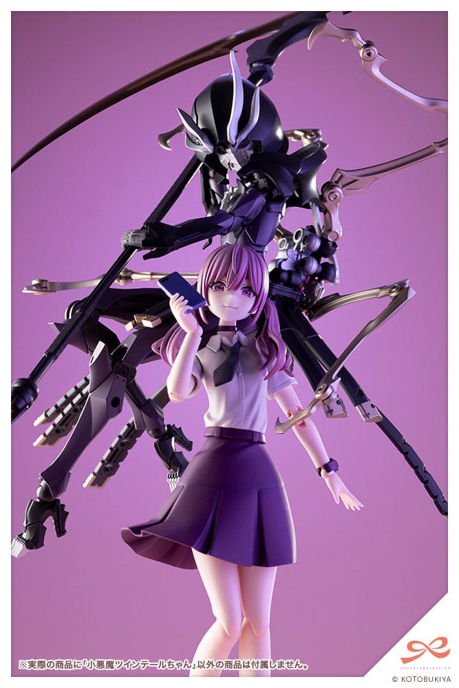 Sousai Shojo Teien Plastic Model Kit 1/10 Little Devil Twin Tails 15 cm - Afbeelding 8