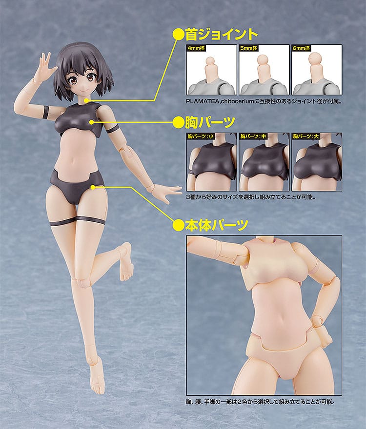 Cutie Honey Nova Plastic Model Kit PLAMATEA Muse Body: Ichika A Type 15 cm - Afbeelding 6