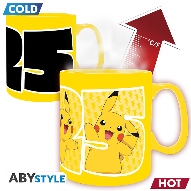 POKEMON Heat Change Mug Pikachu 25