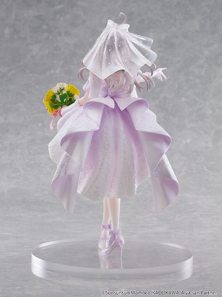 Alya Sometimes Hides Her Feelings in Russian Statue 1/7 Alisa Mikhailovna Kujou Wedding Dress Ver. 24 cm - Afbeelding 8