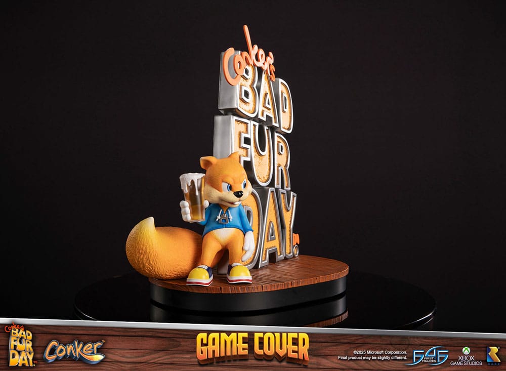 Conker´s Bad Fur Day Statue Game Cover Exclusive Edition 45 cm - Afbeelding 8