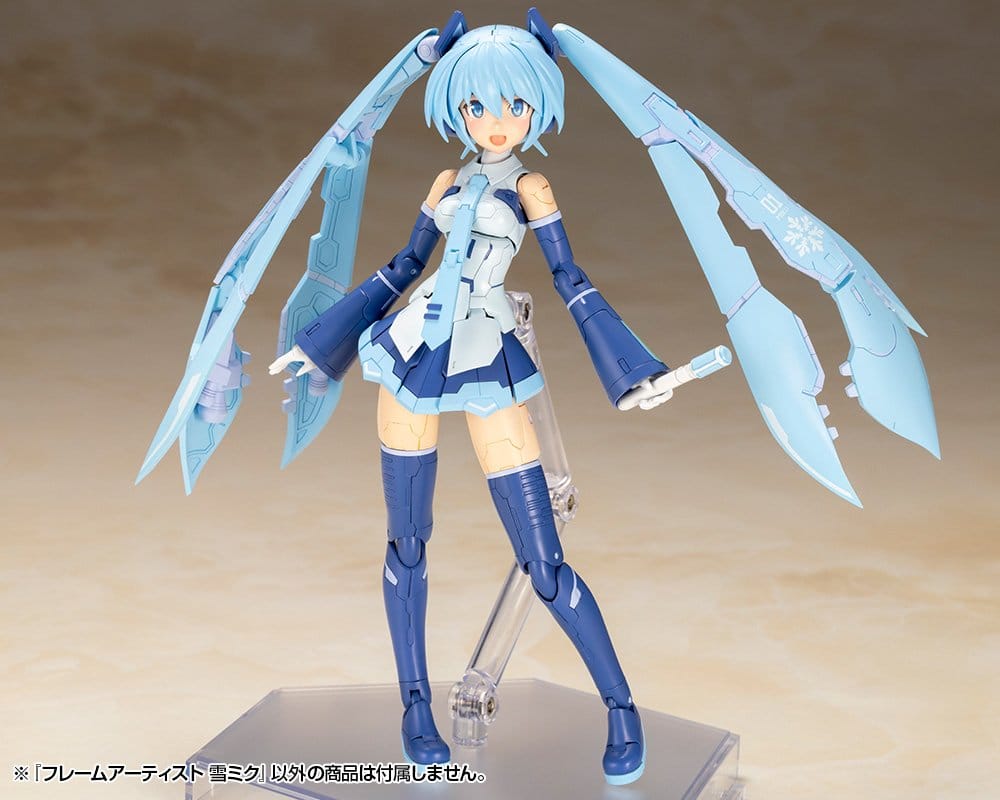 Frame Arms Plastic Model Kit 1/100 Frame Artist Snow Miku 16 cm - Afbeelding 11