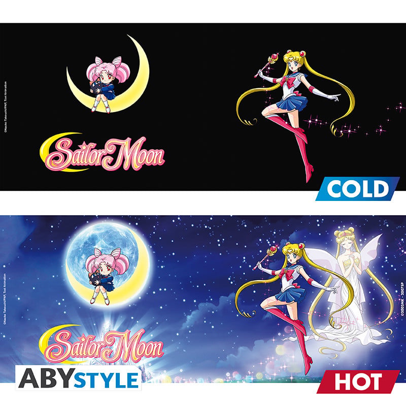 SAILOR MOON Mug Heat Change 460 ml Sailor&Chibi - Afbeelding 4