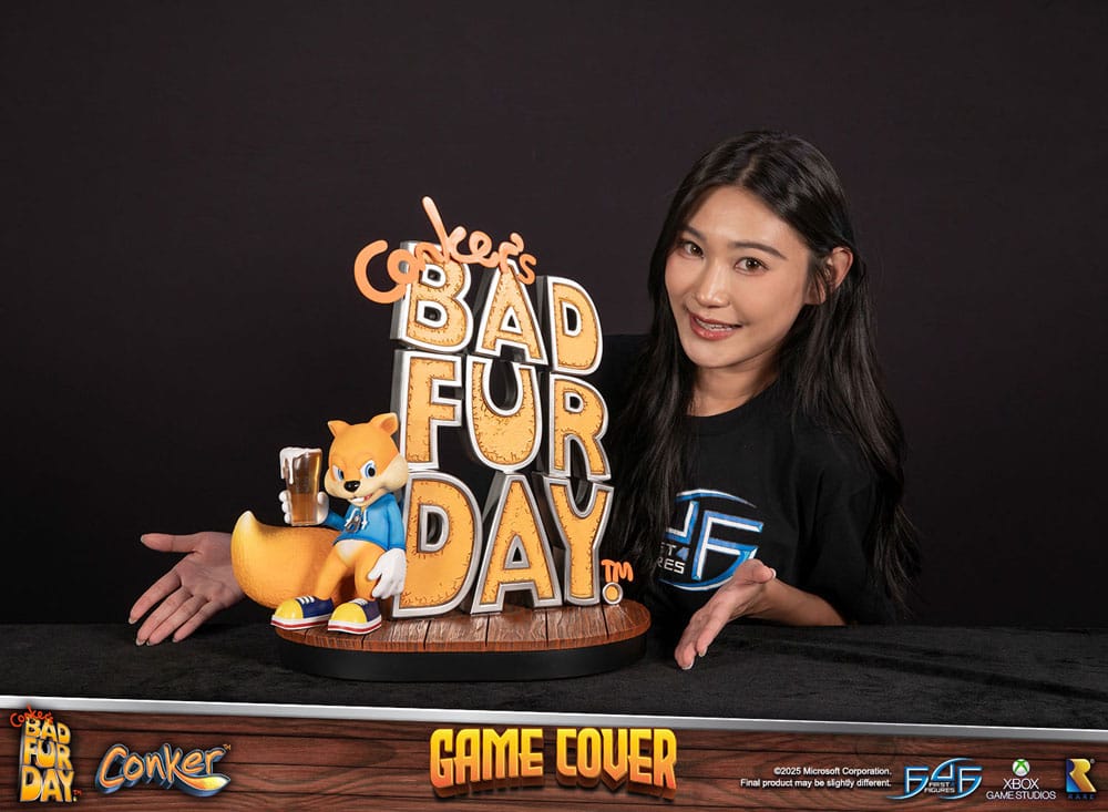 Conker´s Bad Fur Day Statue Game Cover Exclusive Edition 45 cm - Afbeelding 4