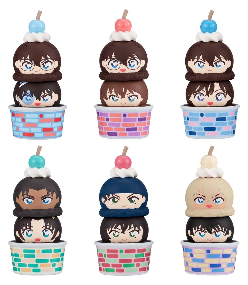 Detective Conan Tsumichen Stack up & Change Mini Figures 8 cm Blind Box Assortment (6)