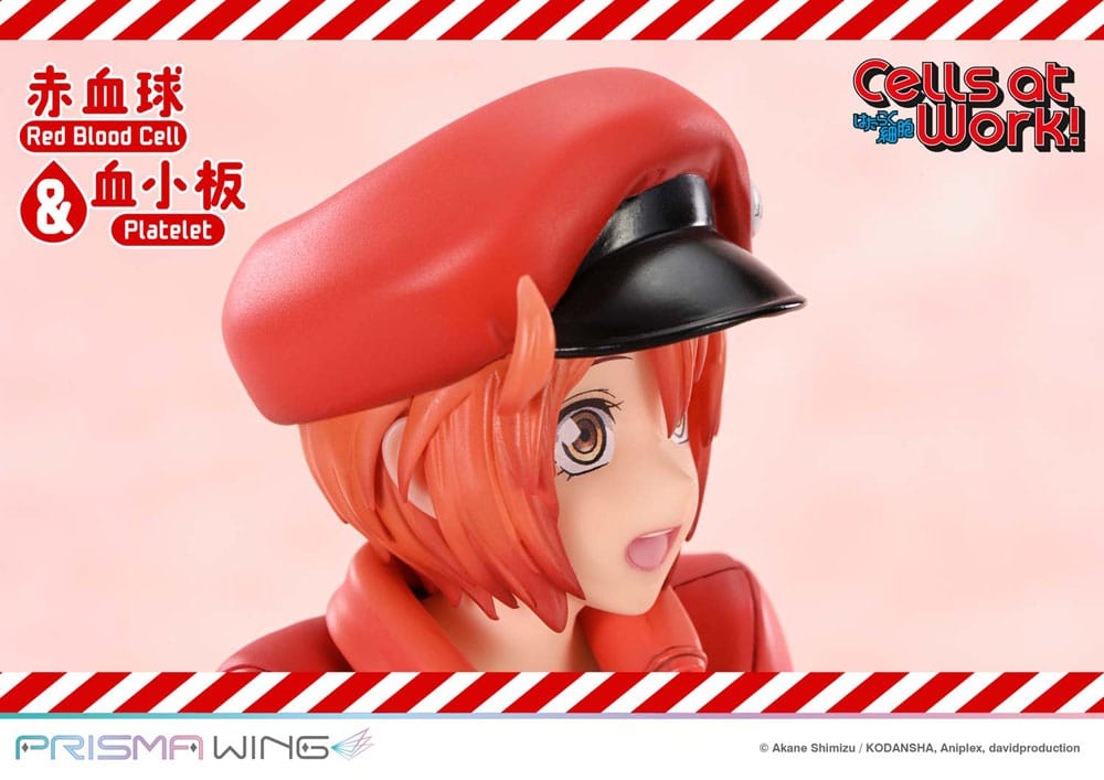 Cells at Work Prisma Wing PVC Statue Red Blood Cell & Platelet 26 cm - Afbeelding 10