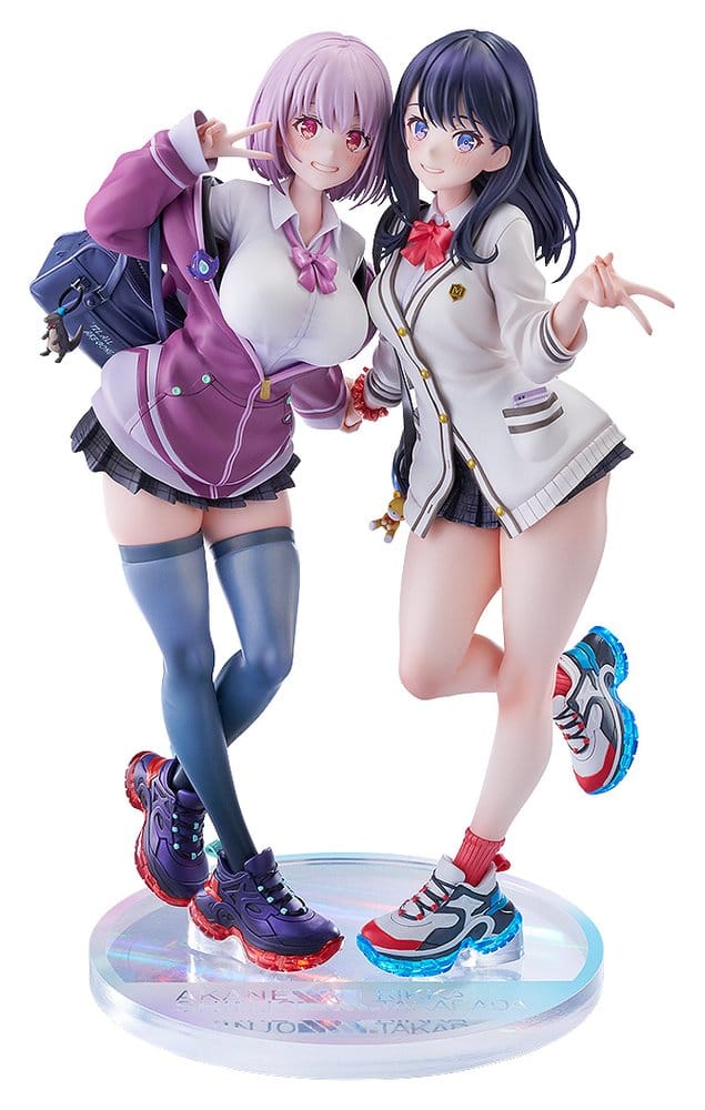 SSSS.Gridman PVC Statues 1/7 2-Pack Rikka Takarada & Akane Shinjo feat. toridamono 22 cm