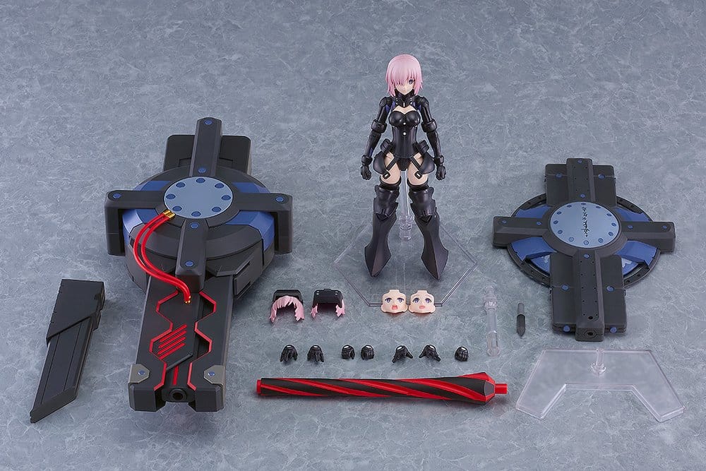 Fate/Grand Order Plamatea Plastic Model Kit Shielder/Mash Kyrielight (Ortinax) Black Barrel Edition 17 cm - Afbeelding 19