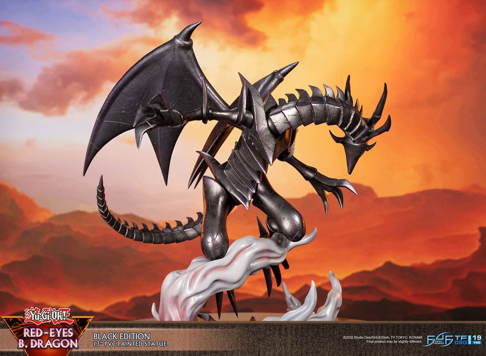 Yu-Gi-Oh! PVC Statue Red-Eyes B. Dragon Black Colour 33 cm - Afbeelding 25