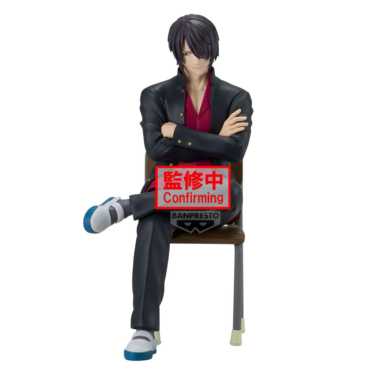 Gintama: Mr. Ginpachi's Zany Class Desk Figure PVC Statue Shinsuke Takasugi 15 cm