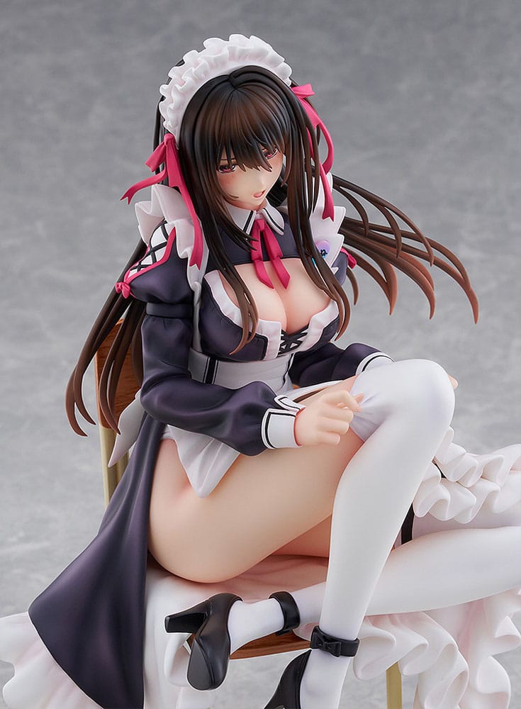 Hanikami Kanojo PVC Statue 1/6 Maid Maison Kasane Minazumi Illustration by Piromizu 21 cm - Afbeelding 3