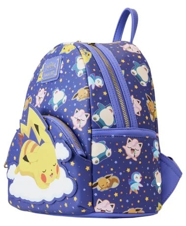 Sleeping Pikachu and Friends Mini Backpack - Afbeelding 2