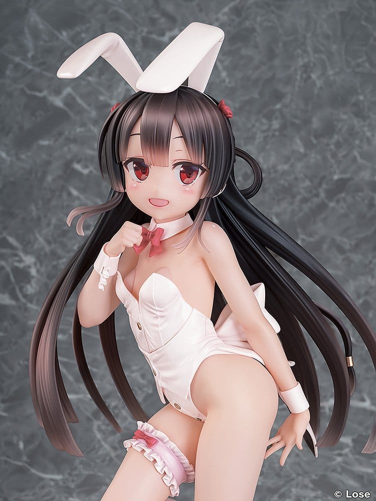 Maitetsu Last Run!! Statue 1/3 Hachiroku: White Bunny Ver. 40 cm - Afbeelding 6