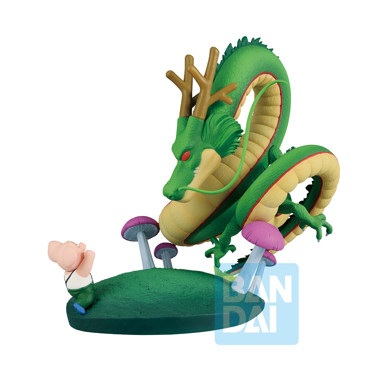 Dragon Ball Dragon History II Ichibansho Statue Oolong & Shenron 14cm - Afbeelding 4