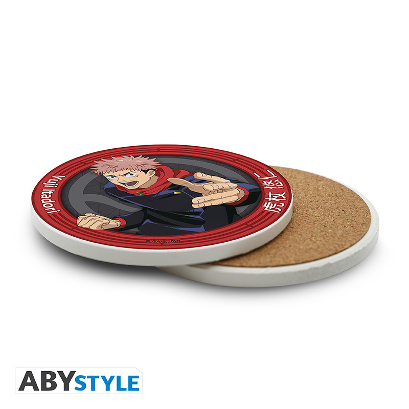 JUJUTSU KAISEN Ceramic Coasters Yuji Itadori - Afbeelding 2