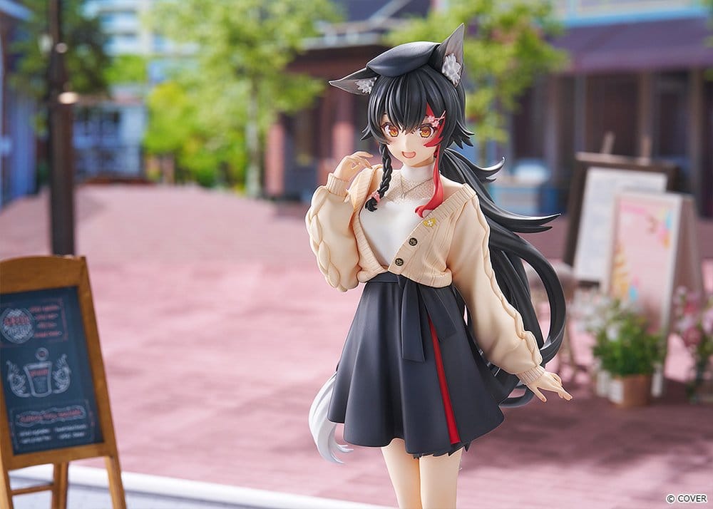 Hololive Production G.S. Collection PVC Figure 1/7 Ookami Mio Date Style - Street Outfit Ver. 24 cm - Afbeelding 7