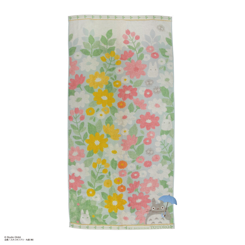 Studio Ghibli My Neighbor Totoro Big Towel Flower Fields 60x120cm