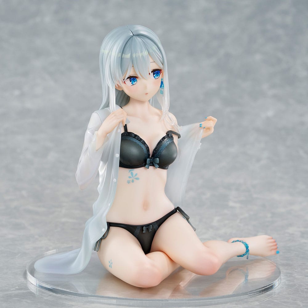 Original Character PVC Statue 1/7 Silver-Haired Girl Sky Blue Morning Special Outfit Ver. by Fuumi Illustration 16 cm - Afbeelding 8